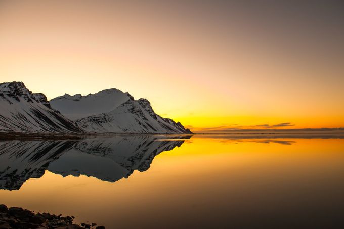 Hofn Sunrise with Mountain by IanLiptonPhotography - I Love The World Photo Contest