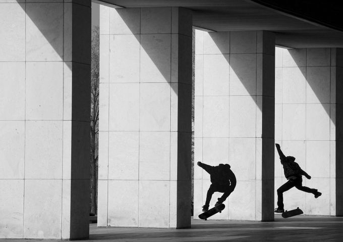 Skateboarders  by lifearound - People In The City Photo Contest