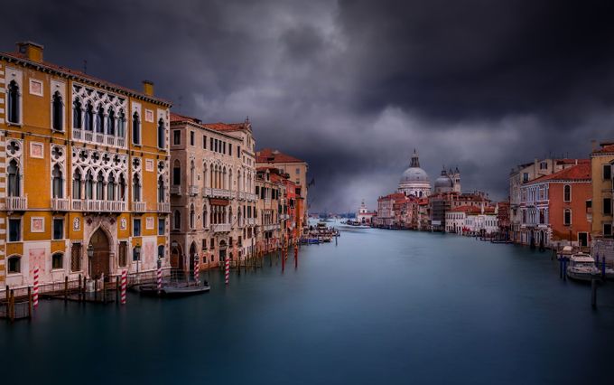Venice Gran Canal Sunset by Merakiphotographer
