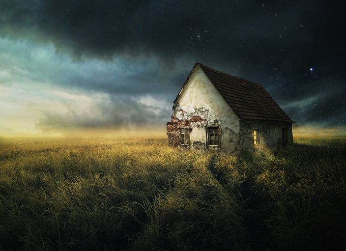 Silent House by Scott_Black - Lonely Cabin Photo Contest