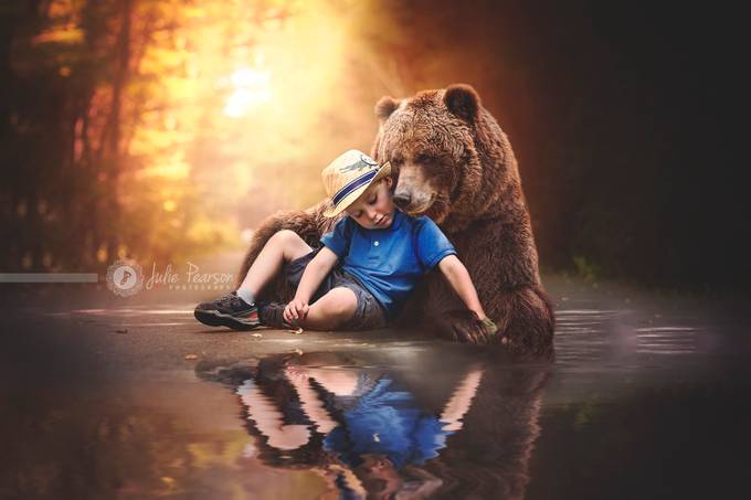 Bear with me.. by juliepearson - A Fantasy World Photo Contest