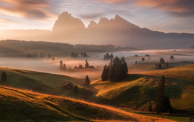 Mystic Morning by Richard-Beresford-Harris - Mountain Shapes Photo Contest