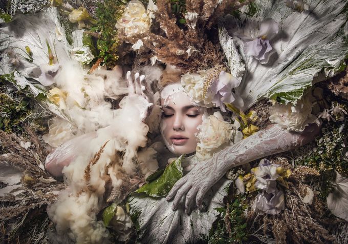 Flower fairy. by kireevart - Fairytale Portraiture Photo Contest