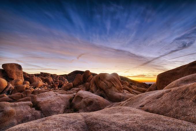 White Tank Campground Sunrise by ChasingLightLikeMad - Boulders And Rocks Photo Contest