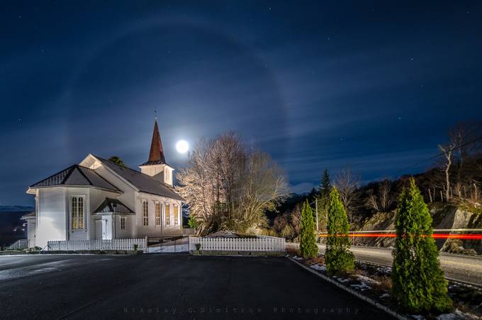Moon Halo  by nikolaydimitrov - A Place of Worship Photo Contest