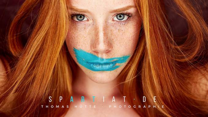 O R A N G E  meetz  C Y A N by spARTiat_de - Many Freckles Photo Contest
