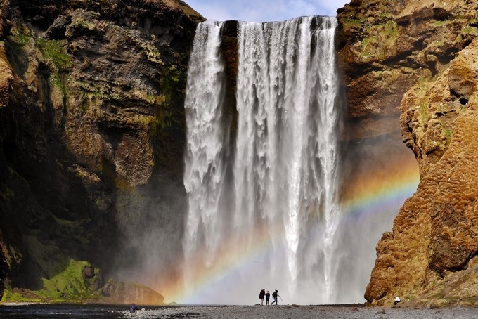 Skógafoss- Iceland by drogastanislawa - People In Large Areas Photo Contest