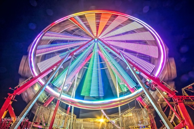 Colorful Big Wheel by leonhugo - Fun At The Fair Photo Contest