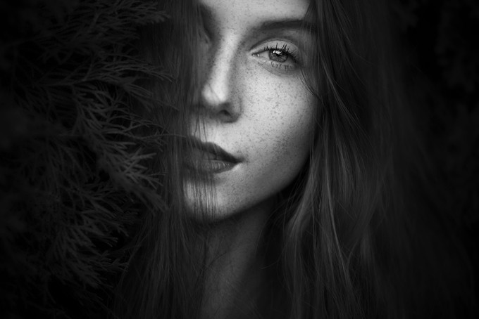 Anastasija by osebnosaraigon - Black and White Portraits Photo Contest