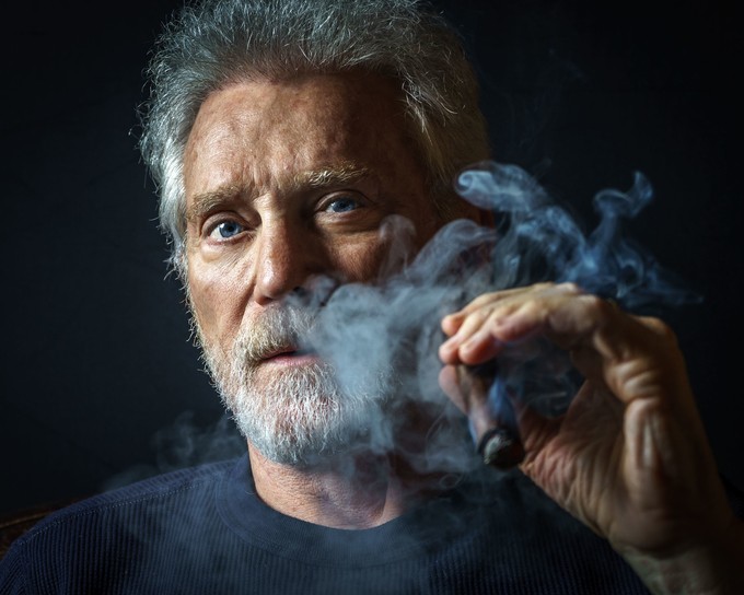 smoking man by chrisscogginsphotography - Moody Portraits Photo Contest