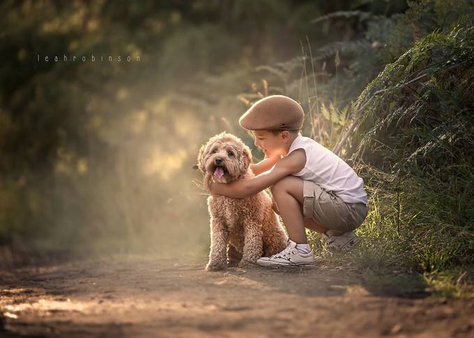 A boy and his dog by LeahRobinson - Image Of The Month Photo Contest Vol 19