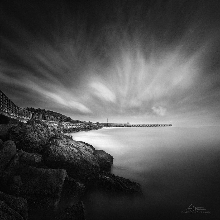 Sebastian Inlet by FredGramoso - All Things Black And White Photo Contest