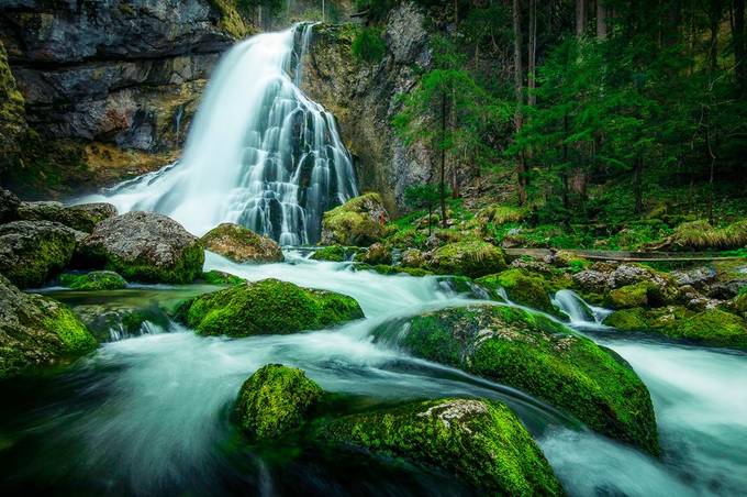 Waterfall Golling  by alexartesphotography - Streams In Nature Photo Contest