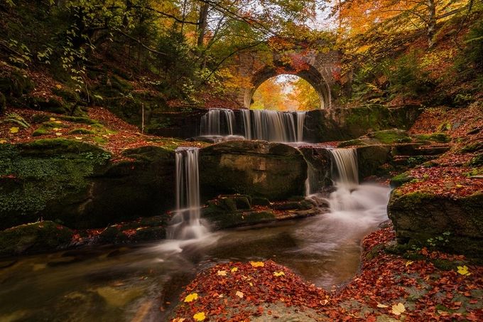 Autumn Cascade by David_Blakley_Photography - Long Exposure In Nature Photo Contest