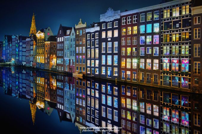 Amsterdam at night 2. by JuanPablo-deMiguel - The Colors Photo Contest