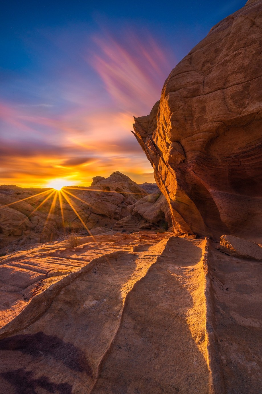 Sunset at Valley of Fire by jessicacathrinesantos - Bright Colors In Nature Photo Contest