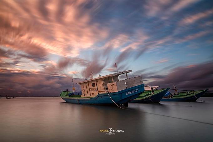Abandoned one  - bali sunrise by nakulsharma07 - Vessels Photo Contest