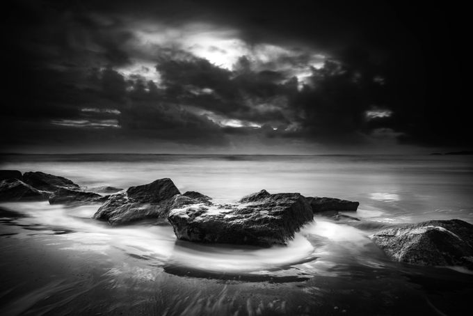 Dark sky by Jtrojer - Monochrome Rocks Photo Contest