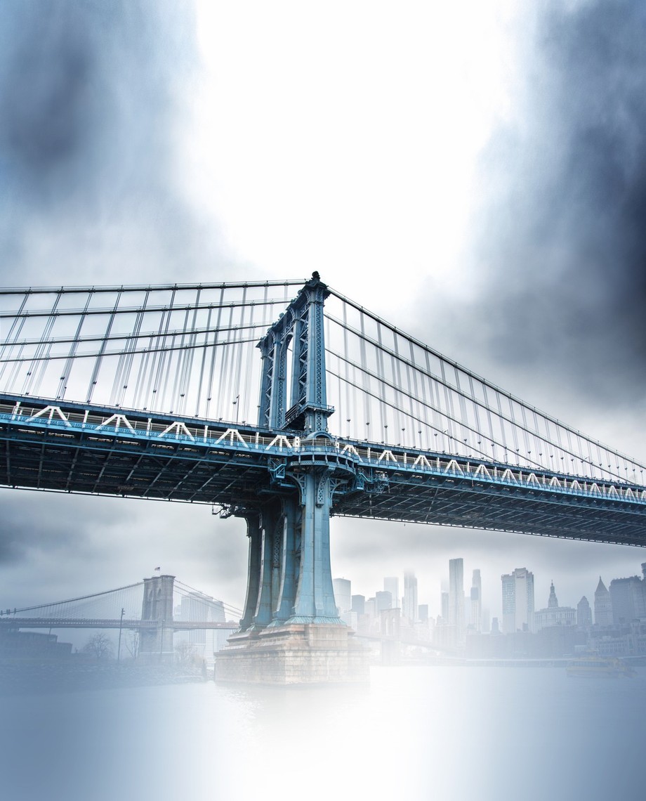 Manhattan Bridge by LenaicGMercier - New York Photo Contest