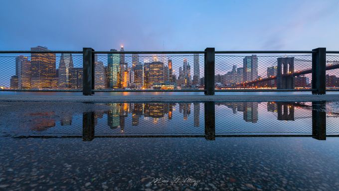 Manhattan reflection by Marcodabbruzzi - New York At Night Photo Contest
