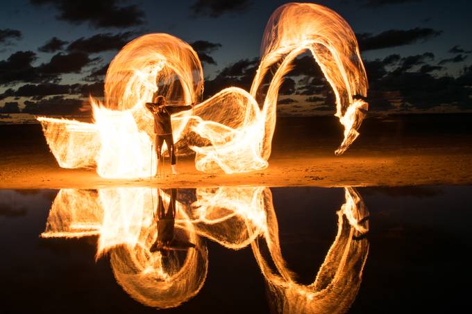 Fire dragon by UnTill - Capture Reflections Photo Contest