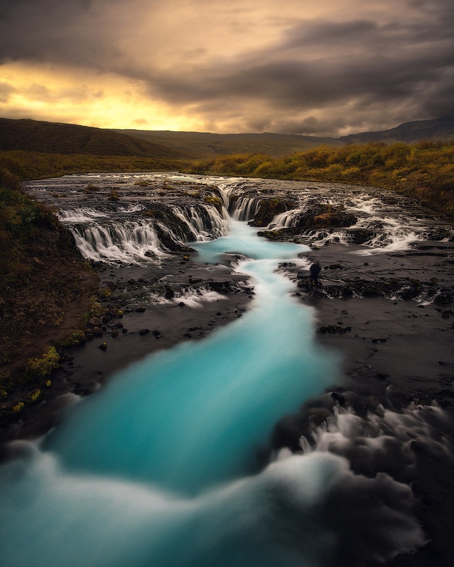 bruarfoss feat autumn by Tor-Ivar - Bright Colors In Nature Photo Contest