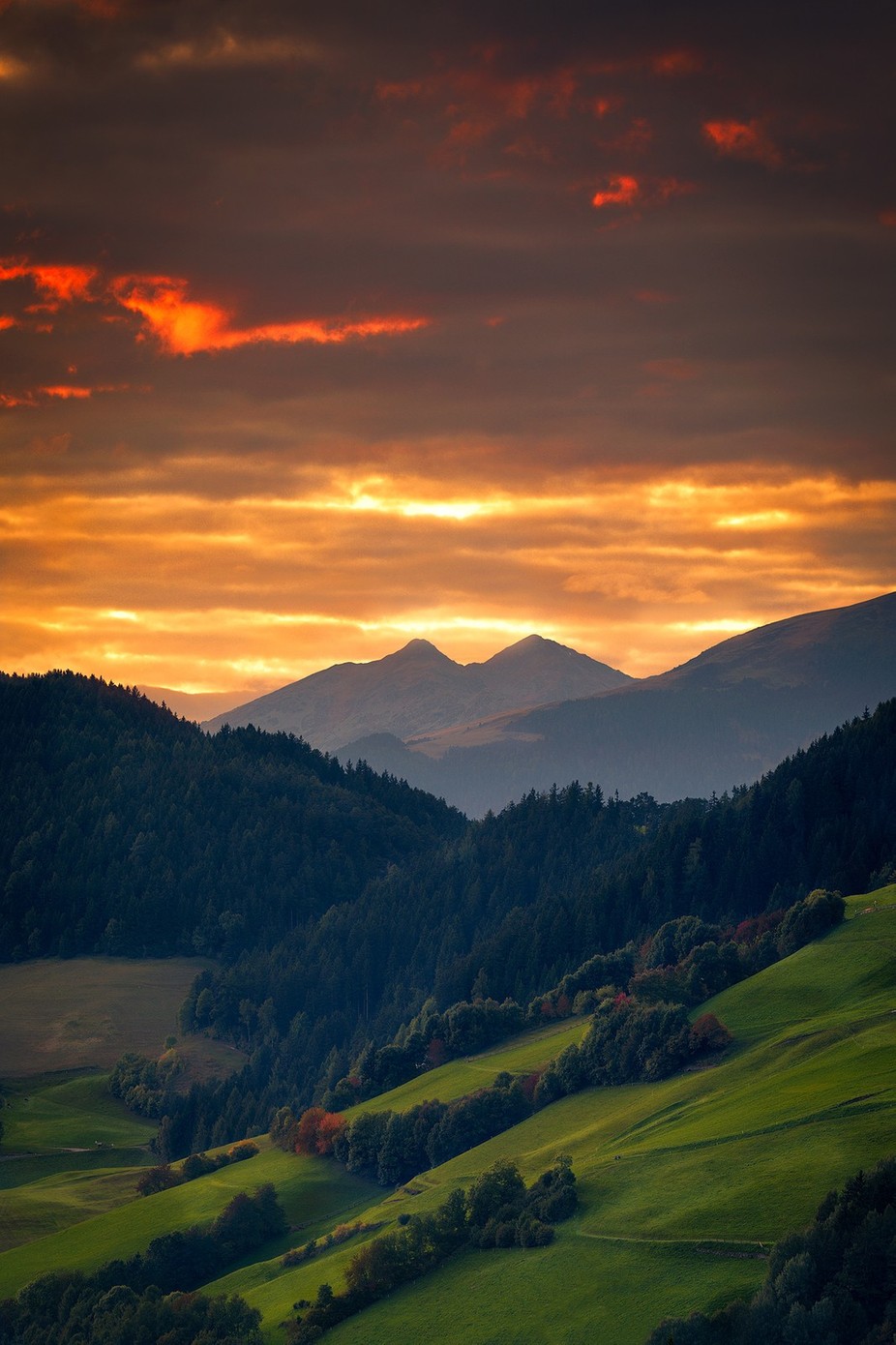 Last light of the Dolomites by Mbeiter - Bright Colors In Nature Photo Contest
