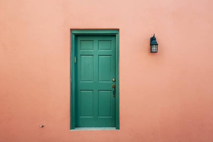 Green door by bryanlwilliams - Picturing Negative Space Photo Contest