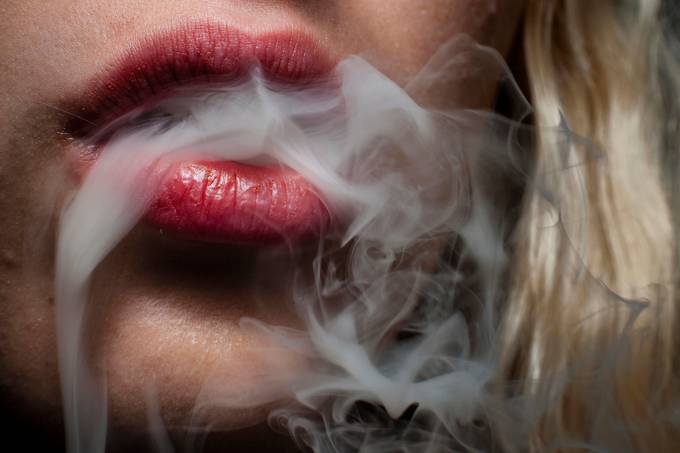 lips by TzioVan - Everything Smoke Photo Contest