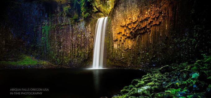 Abiqua Falls by jasonboneham - Bright Colors In Nature Photo Contest