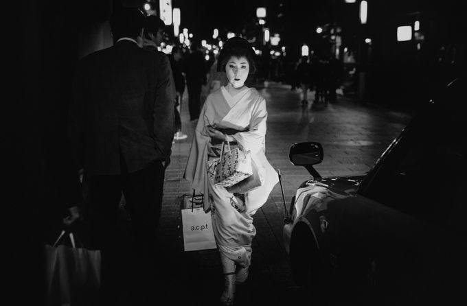 Geisha by EpicByErika - City Life In Black And White Photo Contest
