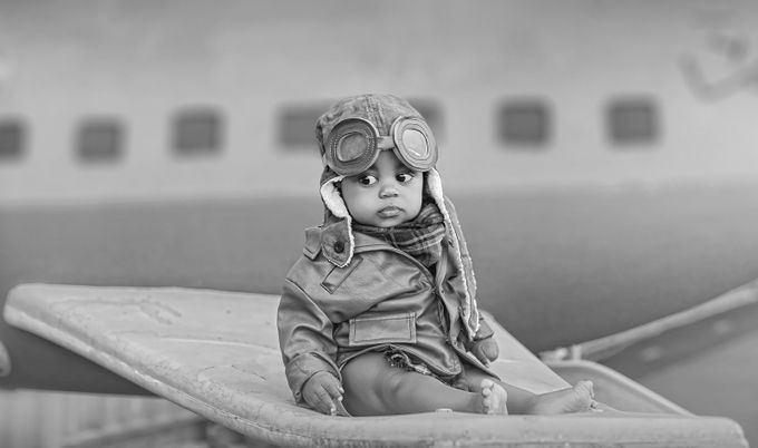 Little Pilot by darrellfraser - Babies Are Cute Photo Contest