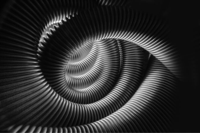 Spirals by mb_photoarts - Patterns In Black And White Photo Contest