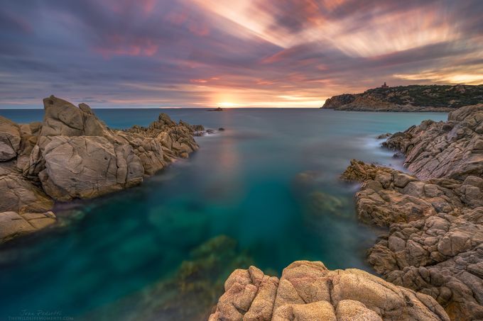 Sunset in Cala Cipolla by IvanPedrettiPhoto - Bright Colors In Nature Photo Contest