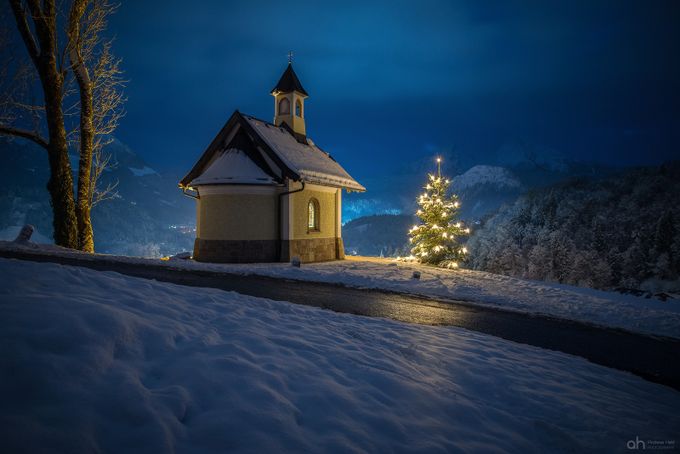 The little chapel by AndreasHeldPhotography - Holiday Lights Photo Contest 2017