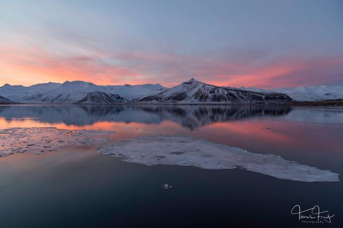 Sunrise by tmasfreyrkristjnsson - Winter And The Sea Photo Contest