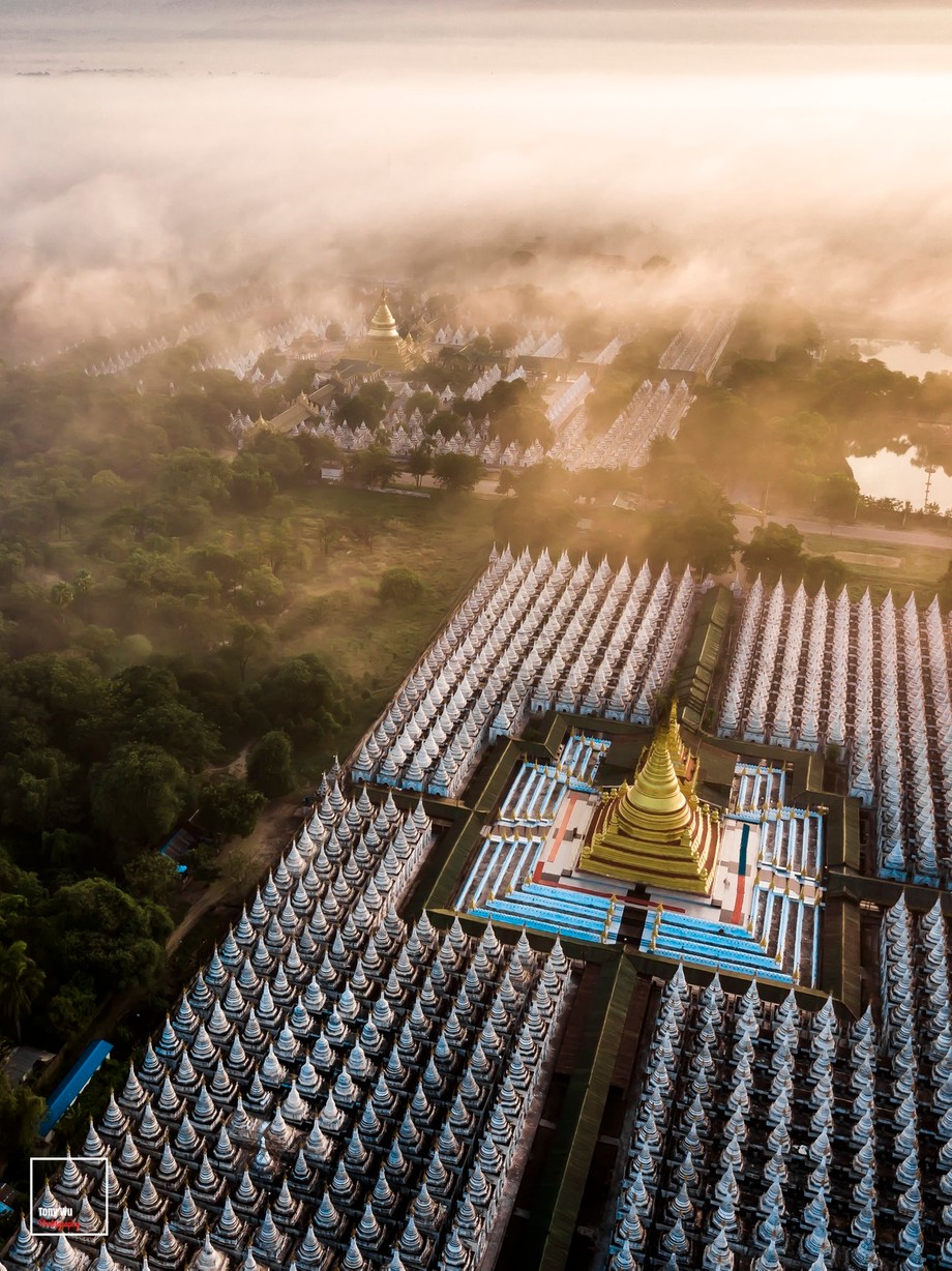Khu Tho Taw Pagoda  by myominkyaw - Rooftops Photo Contest 2018