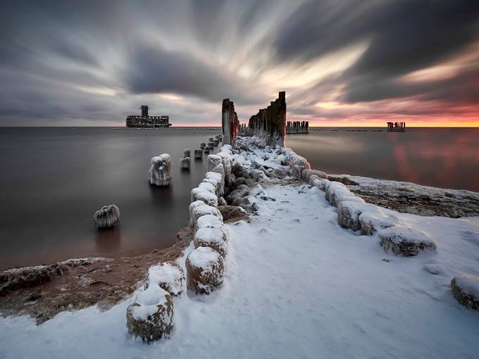 Winter  Baltic Sea II by jansieminski - Winter Long Exposures Photo Contest