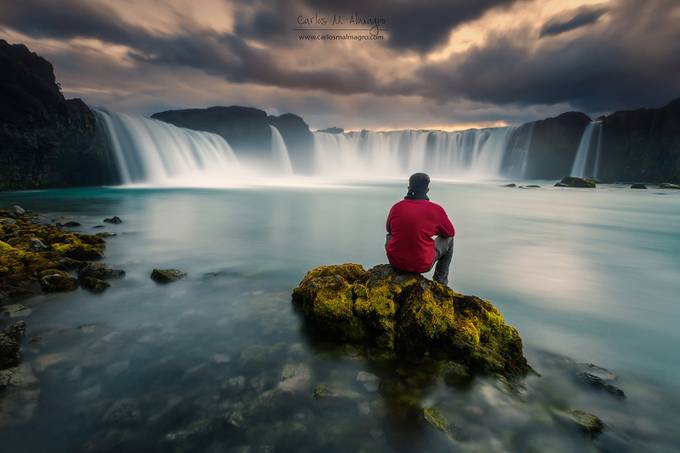 A river runs through it  by Carlosmacr - People And Waterfalls Photo Contest