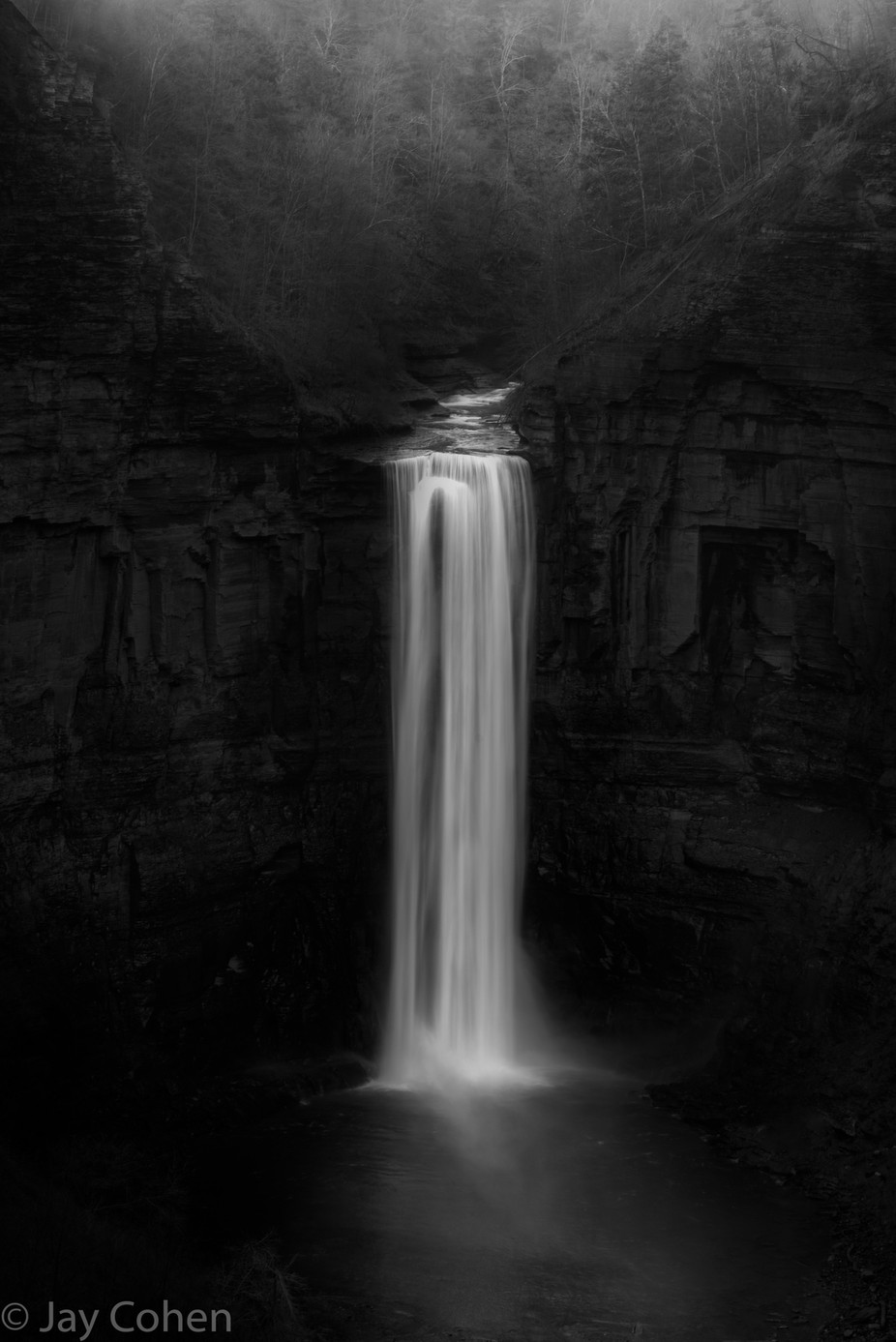 Falling by jaycohen - The Water In Black And White Photo Contest