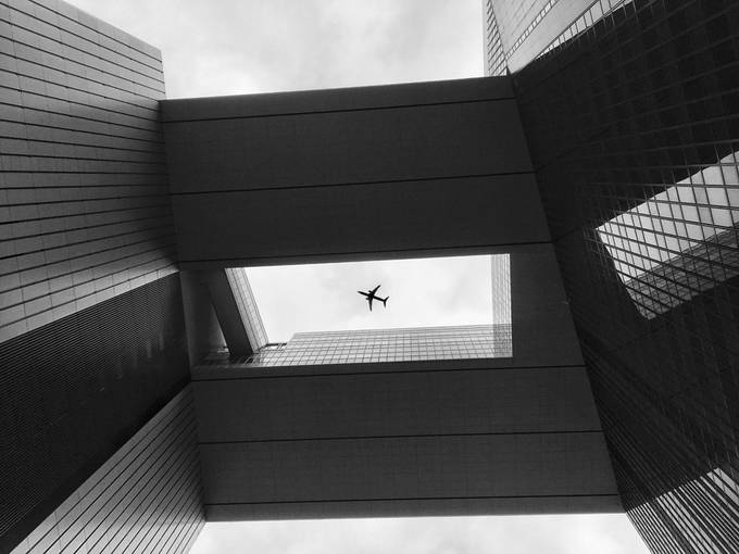 Looking up in Hong Kong by MeganShadow - Look Up Photo Contest