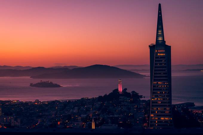 Sightseeing San Francisco at Sunset by hstanfieldphoto - Tall Structures Photo Contest