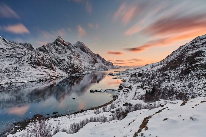 Sunset in Heaven by francescogola - Winter Long Exposures Photo Contest
