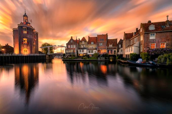 Spring sunset in Enkhuizen by costasganasosphotography - City Sunsets Photo Contest
