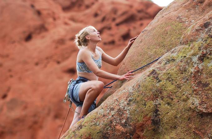 Rock climber by SportsNut50 - Self Care Photo Contest