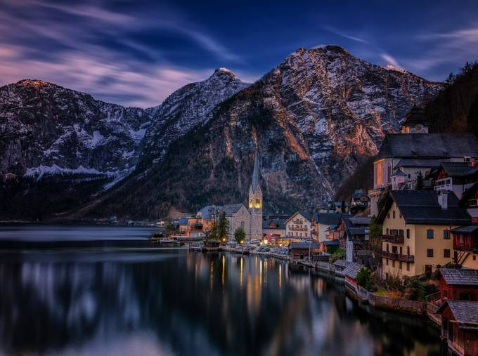 Hallstatt - A Moment in Time by StefanLueger - Water And The Night Photo Contest