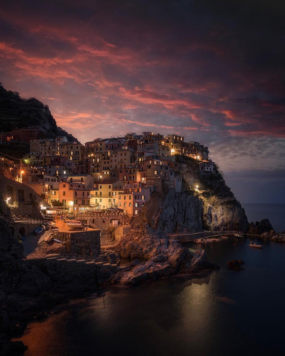 An epic morning in Manarola, Italy by mindz.eye - Image Of The Month Photo Contest Vol 34