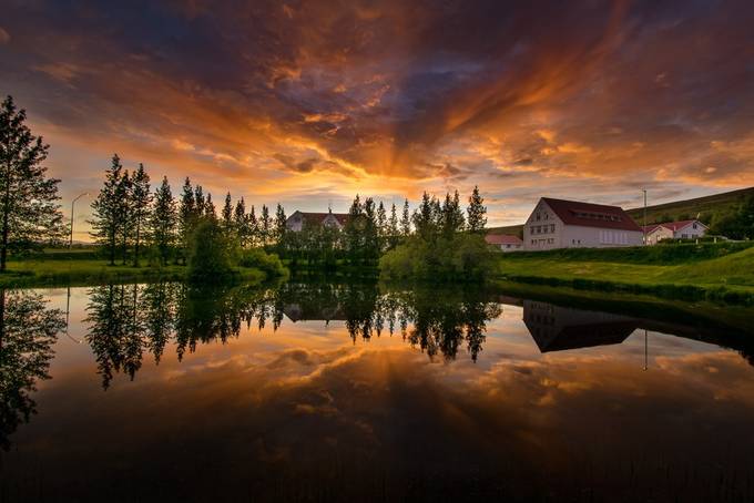 The Icelandic night by Iceland - Perfect Reflections Photo Contest