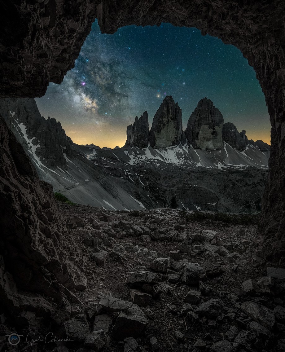 The perfect view by GiulioCobianchiPhoto - The Night And The Mountains Photo Contest