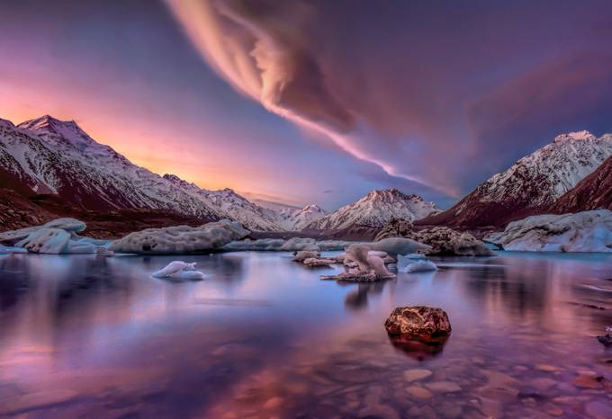 Lake Tasman by GordonKoh - Creative Landscapes Photo Contest vol3
